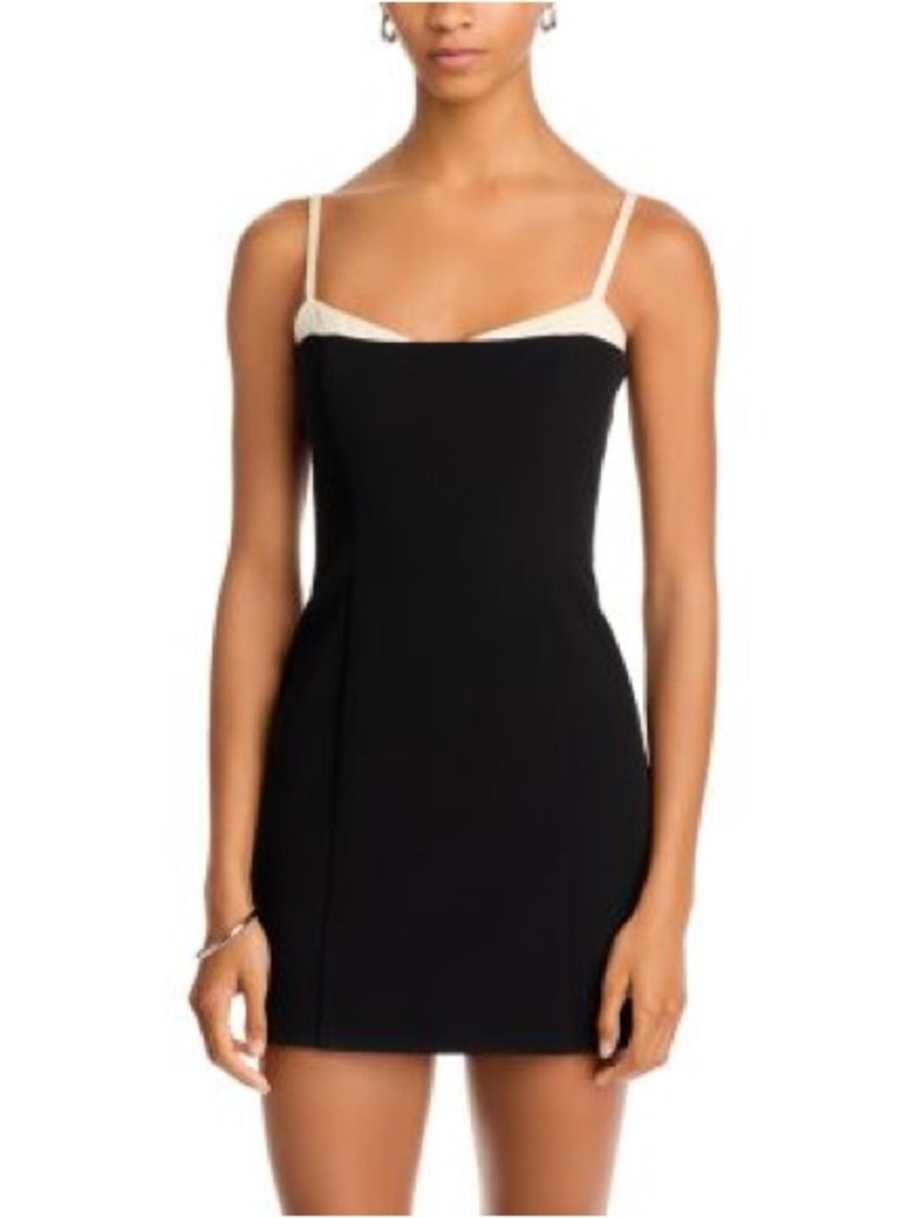 FRENCH CONNECTION AZRA CONTRAST TRIM MINI DRESS SIZE 8